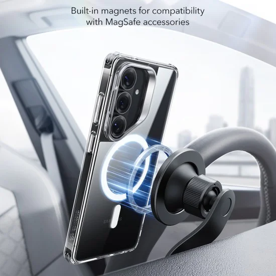Калъф за Samsung Galaxy S26 Plus - Classic Hybrid HaloLock Kickstand - ESR - Прозрачен