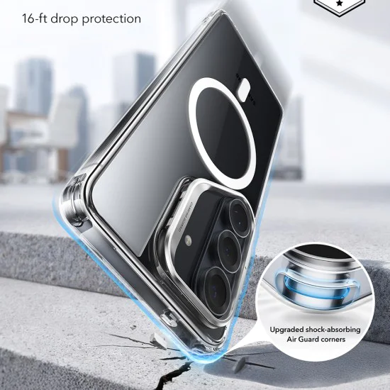 Калъф за Samsung Galaxy S26 Plus - Classic Hybrid HaloLock Kickstand - ESR - Прозрачен