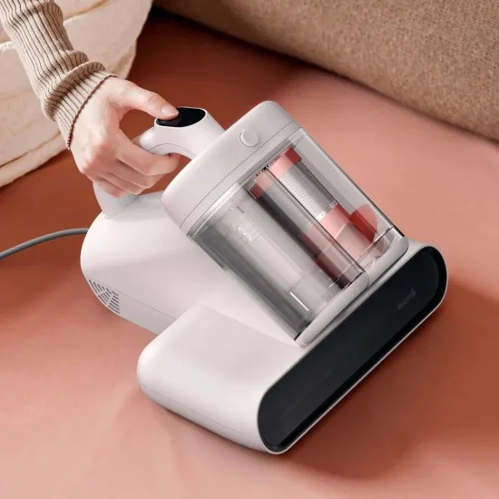 Акумулаторна прахосмукачка за матраци Deerma (CM980W) - 13000Pa, HEPA филтър, UV-C лампа - Бяла