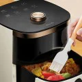 Еър фрайър Deerma KZ30W - 3L капацитет, 1200W, 360° циркулация на горещ въздух, 7 програми, таймер - Златист