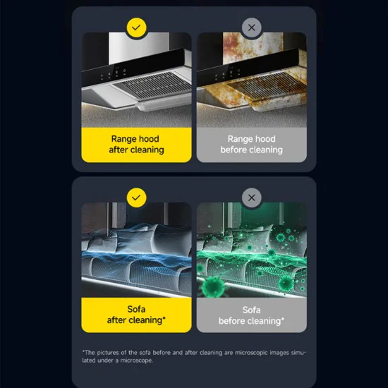 Ръчна парочистачка Deerma ZQ01 - елиминира 99,99% бактерии, 1300W, 100°C, 36g/min поток на парата - Бяла