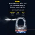 Ръчна парочистачка Deerma ZQ01 - елиминира 99,99% бактерии, 1300W, 100°C, 36g/min поток на парата - Бяла