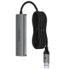 Хъб 4 в 1 Acefast (J17) - 4 x USB3.0, 5Gbps, Plug & Play, алуминиева сплав - Сив