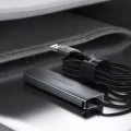 Хъб 4 в 1 Acefast (J17) - 4 x USB3.0, 5Gbps, Plug & Play, алуминиева сплав - Сив