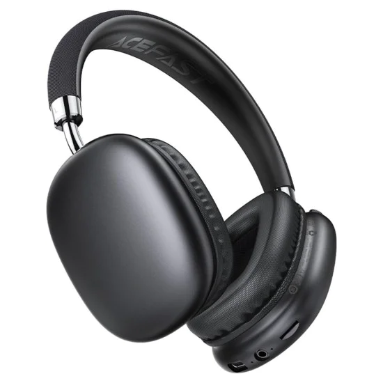 Безжични слушалки Acefast (H13) - 40mm Hi-Fi Drivers, BT 6.0, Game Mode - Черни