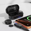 Безжичен лавалиер микрофон Acefast (R3) - двоен, AI Noise Reduction, 80м обхват - Черен