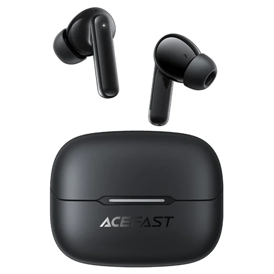 Безжични слушалки Acefast (W5) - TWS, 6-Mics Hybrid ANC, BT5.4, IPX4 - Черни
