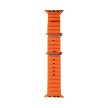 Каишка за Apple Watch 1/2/3/3/4/4/5/5/5/6/6/7/8/7/8/9/10/SE/SE/SE 2/Ultra/Ultra 2 ( 42/44/45/46/49 мм) - Каишка за часовник (W038) - Оранжев