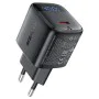 Зарядно устройство Acefast (A135) - Type-C, GaN, PD45W, LED дисплей - Черно