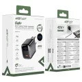 Зарядно устройство Acefast (A135) - Type-C, GaN, PD45W, LED дисплей - Черно