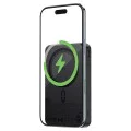 Външна батерия Acefast (M31) - MagSafe, вграден Type-C кабел, 10000mAh, 22.5W - Черна