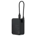 Външна батерия Acefast (M28) - вграден Type-C кабел, дисплей, 10000mAh, 22.5W - Черна