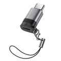 Адаптер Acefast (J19) - Lightning (женско) към USB-C (мъжко), 60W - Сив