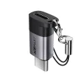 Адаптер Acefast (J19) - Lightning (женско) към USB-C (мъжко), 60W - Сив