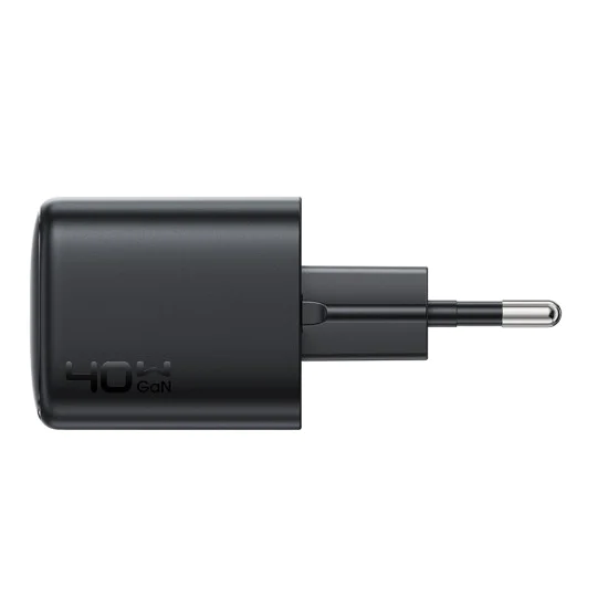 Зарядно устройство Acefast (A136) - Type-C, GaN, Mini дизайн, PD40W - Черно