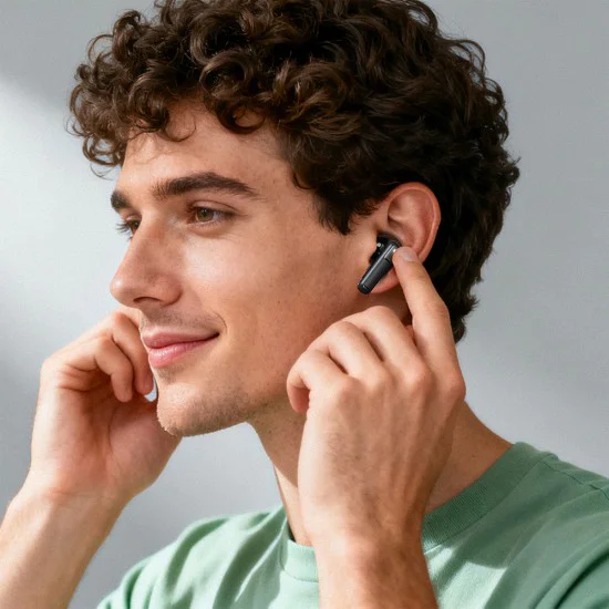 Безжични слушалки Acefast (W7) - TWS, AI Call Noise Cancelling, BT6.0 - Черни
