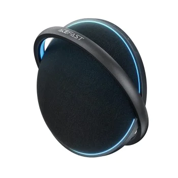 Безжична колонка Acefast K5 Pro - със стойка, TF, BT 5.4, AUX, DSP Processor, RGB, 100W, 4000mAh, IPX4, USB-C - Черна