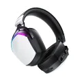 Геймърски слушалки Acefast H11 - безжични, BT5.4, 2.4G, AUX, 50mm, Low Latency, RGB, 1000mAh, USB-C - Бели