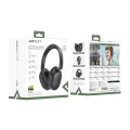 Безжични слушалки Acefast (H12) - 4-Mic Hybrid ANC, 40mm Hi-Fi, BT 5.4 - Бели