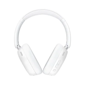 Безжични слушалки Acefast (H12) - 4-Mic Hybrid ANC, 40mm Hi-Fi, BT 5.4 - Бели