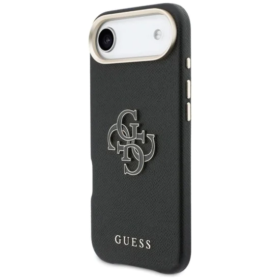Калъф за iPhone 17 Air - Hardcase Resin Logo - Guess - Черен