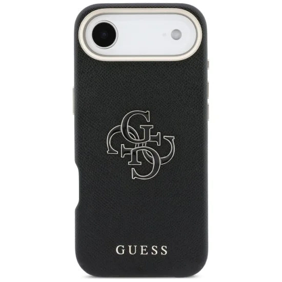 Калъф за iPhone 17 Air - Hardcase Resin Logo - Guess - Черен