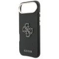 Калъф за iPhone 17 Air - Hardcase Resin Logo - Guess - Черен