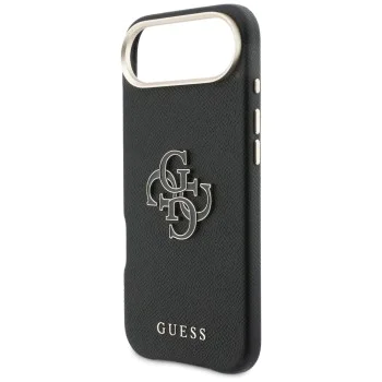 Калъф за iPhone 17 Air - Hardcase Resin Logo - Guess - Черен