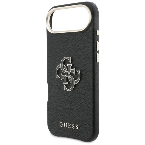 Калъф за iPhone 17 Air - Hardcase Resin Logo - Guess - Черен