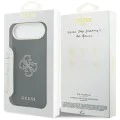 Калъф за iPhone 17 Air - Hardcase Resin Logo - Guess - Черен