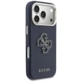 Калъф за iPhone 17 Pro Max - Hardcase Resin Logo - Guess - Син