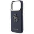 Калъф за iPhone 17 Pro Max - Hardcase Resin Logo - Guess - Син