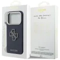 Калъф за iPhone 17 Pro Max - Hardcase Resin Logo - Guess - Син