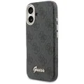 Калъф за iPhone 17 - 4G Script MagSafe - Guess - Черен