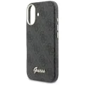 Калъф за iPhone 17 - 4G Script MagSafe - Guess - Черен