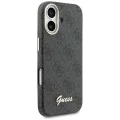 Калъф за iPhone 17 - 4G Script MagSafe - Guess - Черен