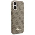 Калъф за iPhone 17 - 4G Script MagSafe - Guess - Кафяв