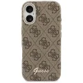 Калъф за iPhone 17 - 4G Script MagSafe - Guess - Кафяв