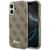 Калъф за iPhone 17 - 4G Script MagSafe - Guess - Кафяв