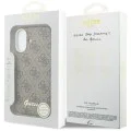 Калъф за iPhone 17 - 4G Script MagSafe - Guess - Кафяв