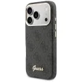 Калъф за iPhone 17 Pro - 4G Script MagSafe - Guess - Черен
