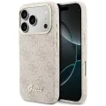 Калъф за iPhone 17 Pro Max - 4G Script MagSafe - Guess - Розов