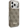 Калъф за iPhone 17 Pro - 4G Script MagSafe - Guess - Кафяв
