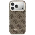 Калъф за iPhone 17 Pro - 4G Script MagSafe - Guess - Кафяв