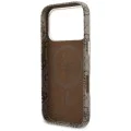 Калъф за iPhone 17 Pro - 4G Script MagSafe - Guess - Кафяв