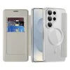 Калъф за Samsung Galaxy S26 Ultra - SmartMag Book Case - Techsuit - Сив
