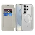 Калъф за Samsung Galaxy S26 Ultra - SmartMag Book Case - Techsuit - Сив