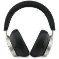 Безжични слушалки Guess 4G Triangle Logo - Bluetooth, ENC Technology, Over-ear, еко кожа - Черни