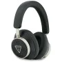 Безжични слушалки Guess 4G Triangle Logo - Bluetooth, ENC Technology, Over-ear, еко кожа - Черни