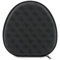 Безжични слушалки Guess 4G Triangle Logo - Bluetooth, ENC Technology, Over-ear, еко кожа - Черни